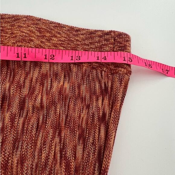 Free People Gold Coast Knit Maxi Skirt Sz L - Picture 10 of 11